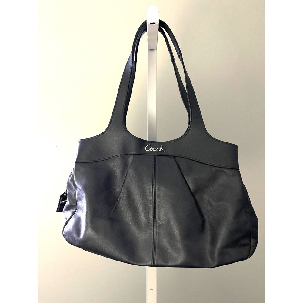 Coach Lexi dark blue Leather shoulder bag